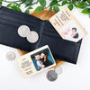 Personalised Bamboo Wallet Photo Card Insert