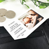 Personalised Acrylic Wallet Photo Card Insert