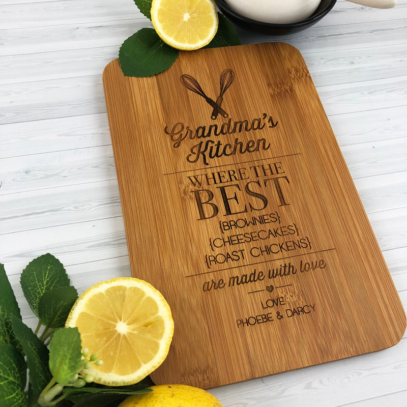 Where The Best Food Is Made Bamboo Serving Board