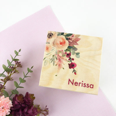 Personalised Floral Treasure Box