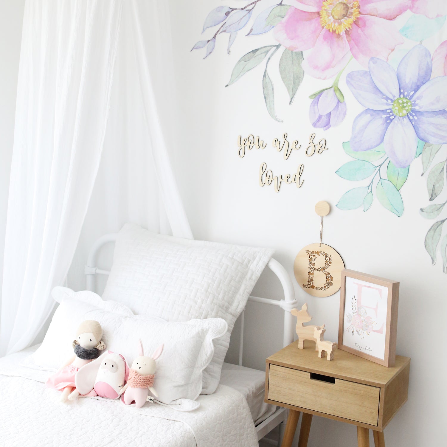 You Are So Loved Bamboo Script Text