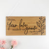 Your Love Makes Us Grow Wall Hanging